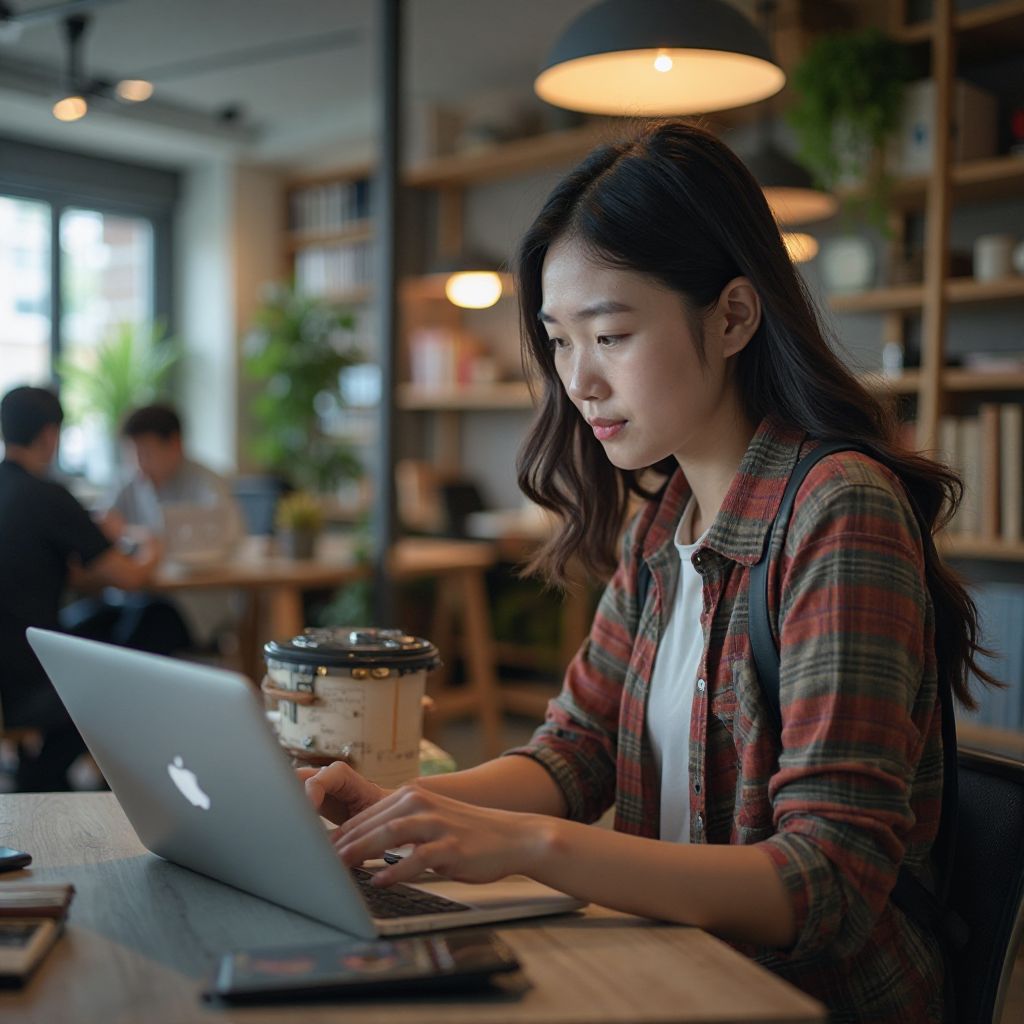 Emily Tanaka, game development student